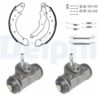 Delphi Bremsbacken vormontiert hinten BMW 3er E36