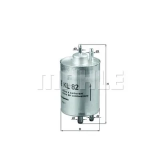Mahle Kraftstofffilter Chrysler Mercedes