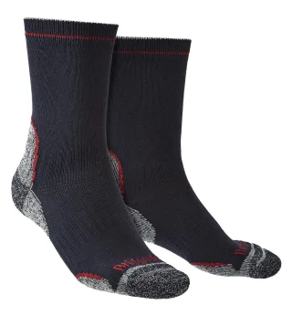 Bridgedale - Herren Wandern Leichtgewicht Boot Socken - Navy / Rot