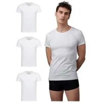Burnell & Son T-Shirt Unterhemd Unterziehshirt Kurzarm und Rundhals für Herren aus Baumwolle (Packung, 3-tlg., 3er-Pack)