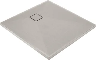 Neuesbad Quadratisch Duschwanne Beige Granit, 80X80 CM NB1DEKQR542B1