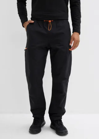 bonprix wasserdichte Cargo-Funktionshose mit warmen Futter Relaxed Fit, schwarz, Gr.52, Wärmende Thermohose im Relaxed Fit. Zu dem ist die Hose ein Multitalent, welches zum Wandern, Angeln, Klettern, Segeln oder weiteren Aktivitäten getragen werden k
