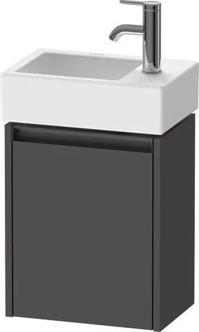 Duravit Ketho.2 Waschtischunterbau wandhängend Graphit Matt 364x238x440 mm - K25071R49490000 K25071R49490000