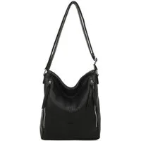 ITALYSHOP24 Schultertasche DAMEN TASCHE SHOPPER HOBO Brust BAG Cross Body Umhängetasche Freizeit, leichte schmale Bag für Schule Shopping Reise Urlaub Ausgehen Freizeit