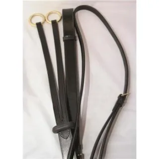 Hans Melzer Horse Equipment Hans Melzer Martingal schwarz/messing/Warmblut