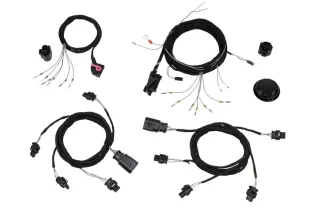 Original Kufatec Kabelsatz Kabelbaum Adapter Kabel Einparkhilfe APS+ Vorne und Hinten für Audi A3 8V