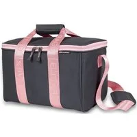 Elite Bags Arzttasche Elite Bags MULTI Multifunktionstasche Grau/Rosa 34 x 21 x 20 cm
