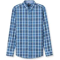 OLYMP Langarmhemd Freizeithemd, regular fit, Button-down-Kragen