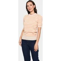 Saint Tropez Kurzarmpullover MilaSZ SS Striped