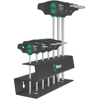 Wera 467/7 TORX HF Set 2 Schraubendrehersatz Quergriff TORX Schraubendreher + Haltefunktion, 7-tlg - 05023456001