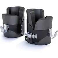 GORILLA SPORTS Bauchmuskelmaschine Gravity Boots Schwarz