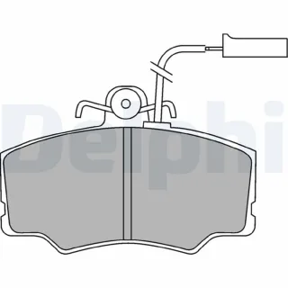 Delphi Bremsbel?ge vorne Alfa Romeo 33