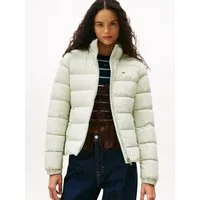 Tommy Jeans Steppjacke TJW BASIC HOODED DOWN JACKET EXT mit Logostickerei