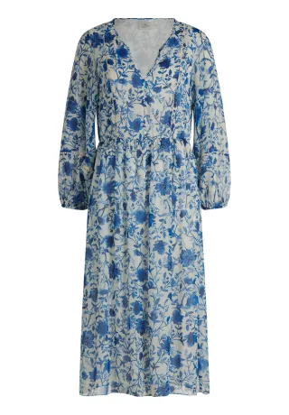 Robe Légère - Sommerkleid Blau/Weiß - Gr. - 34
