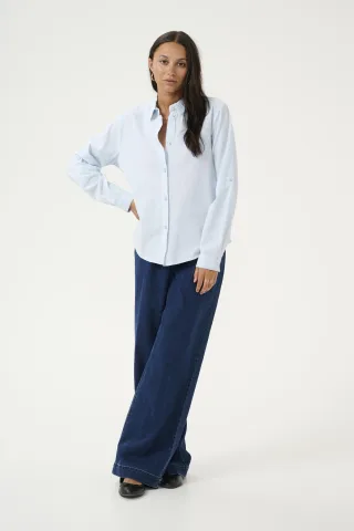 Langarm - Hemd Regular fit Windsurfer blue