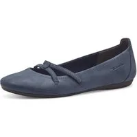Tamaris Ballerina Flats, Festtagsmode, Slipper mit Gummizugriemchen