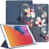 Fintie Tablet-Hülle für iPad 10.2 Zoll (9./8./7. Generation, Modell 2021/2020/2019) 10.2 Zoll, Ultradünn Cover mit transparenter Rückseite Abdeckung Auto Schlaf/Wach