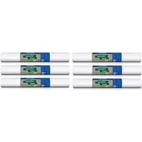 ERFURT Vliestapete Erfurt Variovlies Plano Superweiss 20 m x 0,53 m weiße Tapete, glatt, (6 St)