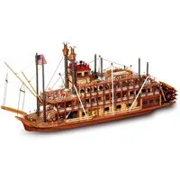 OcCre Modellbausatz Mississippi 1:80 Schiffsbausatz, (Schiff, 1702-tlg., Schiffsbausatz), Made in Europe