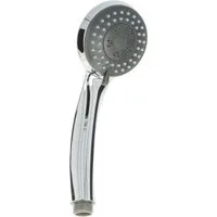 tecuro Duschbrause Komfort-Handbrause Ø 70 mm, mit 3-Funktionen und Antikalknoppen