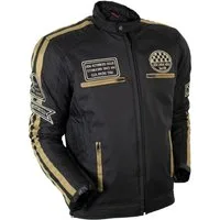 MDM Motorradjacke Herren Motorradjacke Textil Highway Stil mit Protektoren Highway Stil, 5 Protektoren, winddicht, wasserabweisend