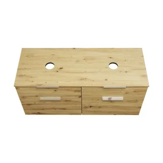Burgbad Waschtischunterschrank Eqio 619x1400x550 Eiche Dekor Urban, SGUV140F5662 SGUV140F5662