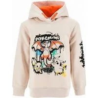 POKÉMON Kapuzenpullover Pokemon Pikachu Glura Kinder Hoodie Pulli Kapuzenpullover