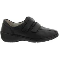 Waldläufer Waldläufer Kya, Klettverschluss, Pigalle (Glattleder), schwarz, Weite Klettschuh
