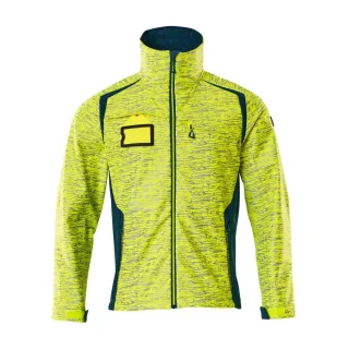 MASCOT Herren Softshell Jacke ACCELERATE SAFE Hi-vis Gelb / Dunkelpetroleum 4XL - 19202-291-1744-4XL