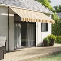 furnicato Markise Markisenstoff Mehrfarbig 280 x 245 cm - UV- und wasserbeständig Atmungsaktives Markisentuch mit PU-Beschichtung für den Außenbereich