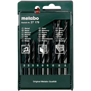 Metabo Bohrersortiment-Kassette - 9 teiliges Set - 627179000