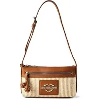 LOVE MOSCHINO Schultertasche Straw Chic, Polypropylen