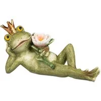 formano Dekofigur Froschkönig liegend 32x15cm (1 St)