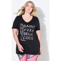 MIAMODA T-Shirt T-Shirt A-Linie Fashion Print