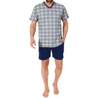 Normann Pyjama Normann Herren kurzarm Schlafanzug Shorty Pyjama - auch in Übergröße