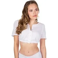 Hammerschmid Dirndlbluse Dirndlbluse - VRONI KA - weiß