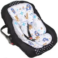 Primawela Sitzverkleinerer Sitzverkleinerer MINKY Einlage Baby Kind für Auto Babyschale Einsatz