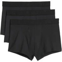 Marc O'Polo Trunk Essentials (3er Pack) ohne Eingriff, Logo-Bund, elastisch, Baumwollmix, atmungsaktiv