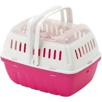 DUVO+ Tiertransportbox Duvoplus Transportbox Hipster - rosa Maße: 23x17x16cm