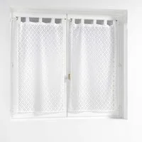 Douceur d'intérieur Gardine Schlaufengardinen ODILIA, 60 x 160 cm, 2er-Set (2 St), modern