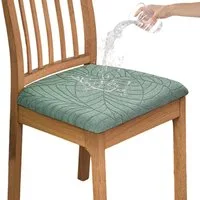 Agger Stuhlbezug Wasserdichte Esszimmerstuhl-Sitzbezüge, 2er-Set, waschbarer