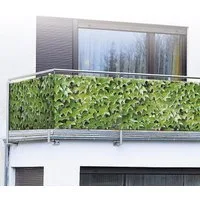 WENKO Balkonsichtschutz Balkon-Sichtschutz WILDER WEIN,schnelltrocknend, Mehrfarbig (1-St)