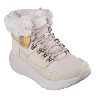 Skechers - "On The Go" Mit Kunstpelz-Besatz Stiefeletten für Damen (Natürlich)