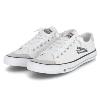 Dockers By Gerli Low Sneaker - Gr. 40 - Weiß - Leder & Textil
