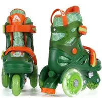 Apollo Rollschuhe Verstellbare Hybrid-Rollschuhe Kinder, Größe 26-30, ideal für Anfänger, mit LED-Rollen, stabil & farbenfroh