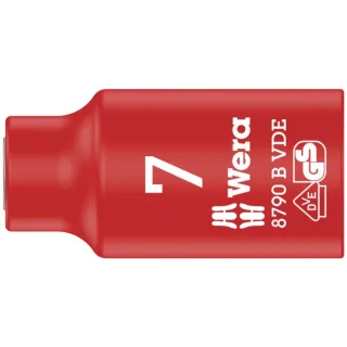 Wera 8790 B VDE Zyklop-Steckschlüsseleinsatz, isoliert, mit 3/8"-Antrieb - 05004951001