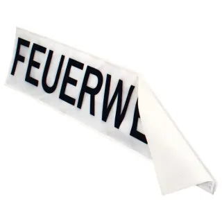Dönges Klettschild , 500 x 100 mm, Aufdruck UNFALL