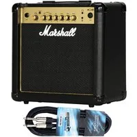 Marshall Marshall MG15GR Gitarren-Verstärker mit Kabel Verstärker (Anzahl Kanäle: 2, 15,00 W, mit Klinkenkabel)