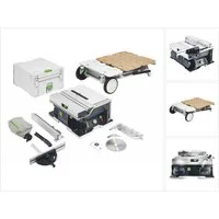 FESTOOL Akku-Tischkreissäge CSC SYS 50 EBI-Basic-Set 36 V (2x 18 V) (577371) 168 mm Brushless