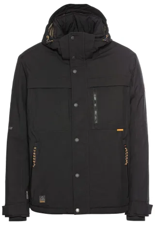 camel active - teXXXactive® Funktionsjacke mit abnehmbarer Kapuze asphalt - Gr. - 29